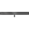 Mexen Flat M13 linearer Abfluss 2-in-1 100 cm, gebürstetes Gun Gray - 1E10100-15