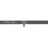 Mexen Flat M13 lineare Abflussrinne 2in1 110 cm, gebürstetes Gun Gray - 1E10110