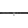 Mexen Flat M13 Linienablauf 2in1 120 cm, gebürstetes Kanonengrau - 1E10120