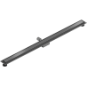 Mexen Flat M13 Linienentwässerung 2in1 130 cm, gebürstetes Gun Grau - 1E10130