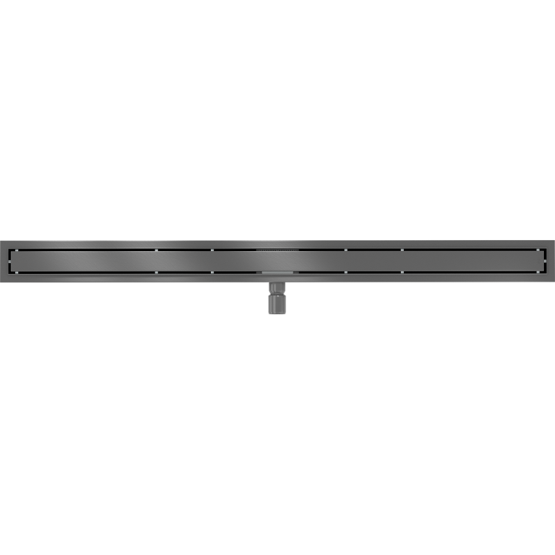 Mexen Flat M13 Linienablauf 2-in-1 150 cm, gebürstetes Gun Gray - 1E10150