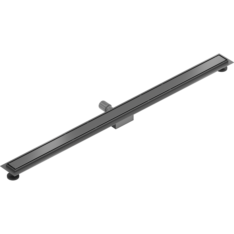 Mexen Flat M13 Linearer Abfluss 2-in-1 160 cm, gun gray gebürstet - 1E10160