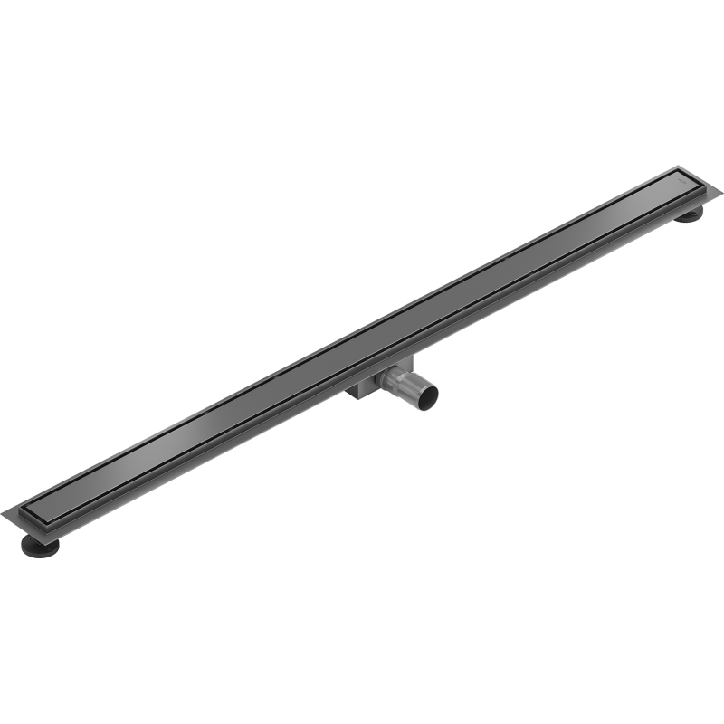 Mexen Flat M13 Linearer Abfluss 2-in-1 160 cm, gun gray gebürstet - 1E10160