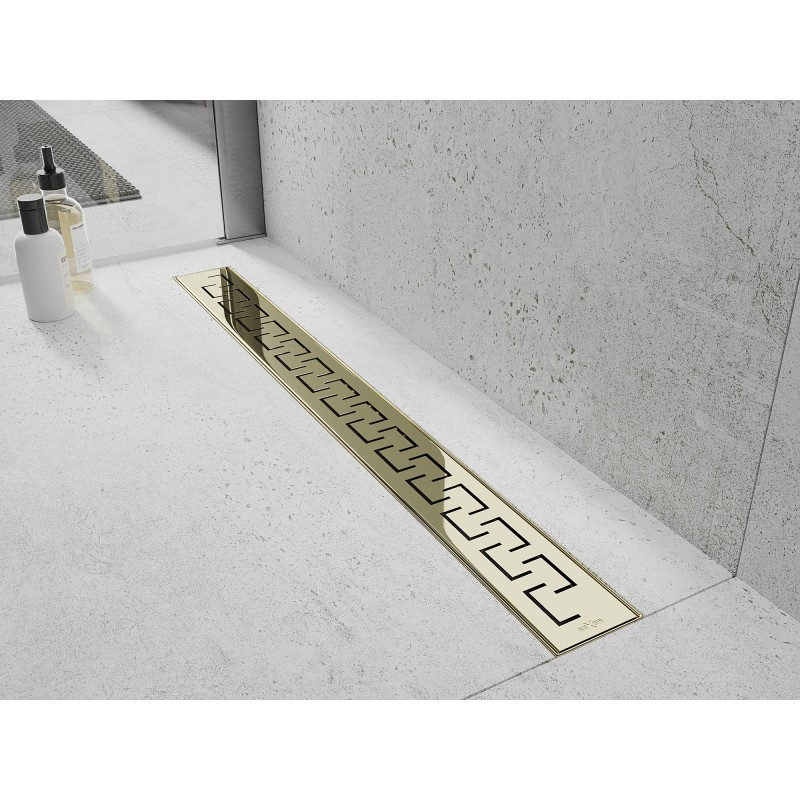 Mexen Flat M15 Abdeckung für Linienentwässerung 60 cm, gold - 1524060