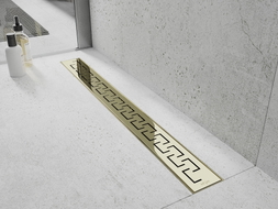 Mexen Flat 360° M15 Rotations-Linienablauf 50 cm, Gold - 1524050-40