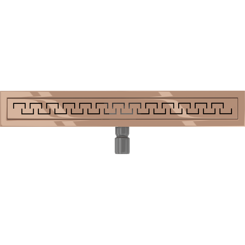 Mexen Flat M15 Lineare Duschrinne 60 cm, Roségold - 1624060-15