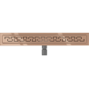 Mexen Flat M15 Linienentwässerung 70 cm, Roségold - 1624070-15