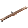 Mexen Flat M15 Linienablauf 80 cm, Roségold - 1624080-15
