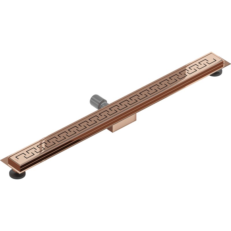 Mexen Flat M15 Rinnenablauf 100 cm, Roségold - 1624100-15