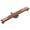 Mexen Flat 360° M15 Drehbarer Linienablauf 70 cm, Roségold - 1624070-40