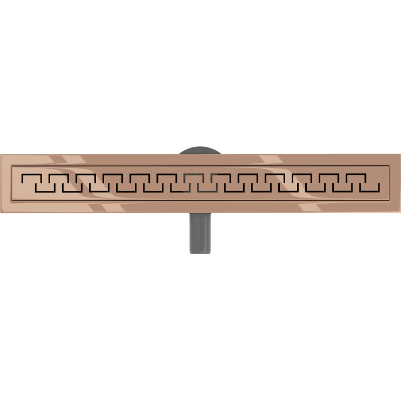 Mexen Flat 360° M15 Drehbarer Linienablauf 70 cm, Roségold - 1624070-40