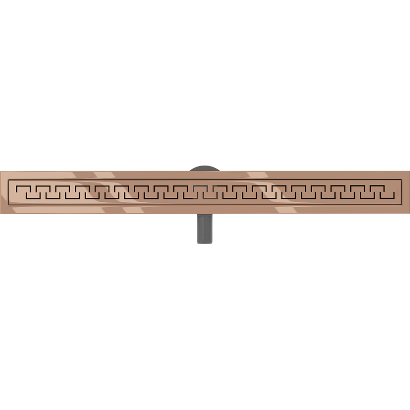 Mexen Flat 360° M15 Drehbarer Linienablauf 80 cm, Roségold - 1624080-40
