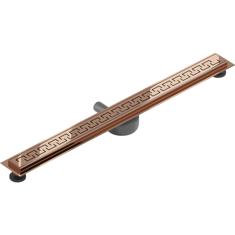 Mexen Flat 360° M15 Drehbarer Rinnenablauf 90 cm, Roségold - 1624090-40