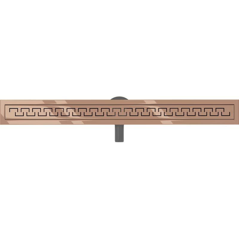 Mexen Flat 360° M15 drehbarer Linienablauf 100 cm, Roségold - 1624100-40