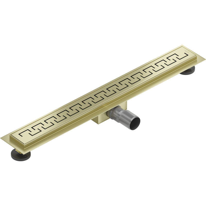 Mexen Flat M15 Linienablauf 50 cm, gebürstetes Gold - 1A24050-15