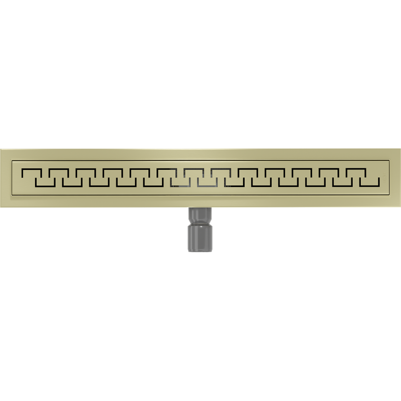 Mexen Flat M15 Linienablauf 50 cm, gebürstetes Gold - 1A24050-15