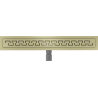 Mexen Flat M15 Linienablauf 50 cm, gebürstetes Gold - 1A24050-15
