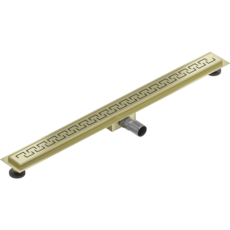 Mexen Flat M15 Linienentwässerung 90 cm, gebürstetes Gold - 1A24090-15