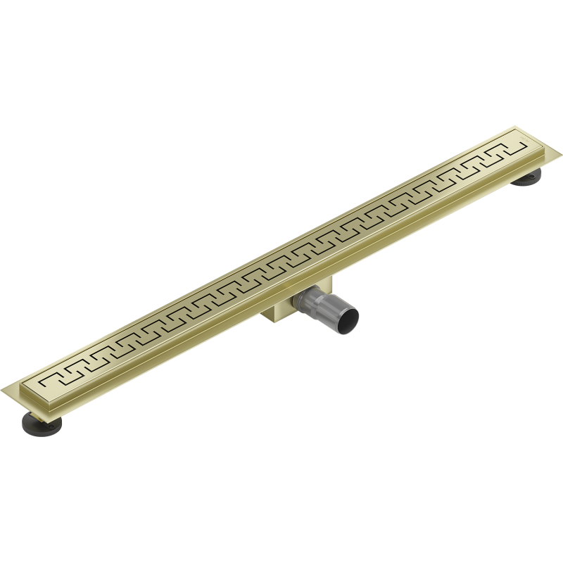 Mexen Flat M15 Linienablauf 100 cm, gebürstet gold - 1A24100-15