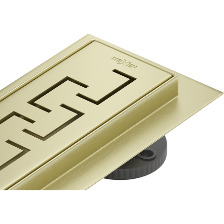 Mexen Flat 360° M15 drehbarer Linienablauf 50 cm, gebürstetes Gold - 1A24050-40