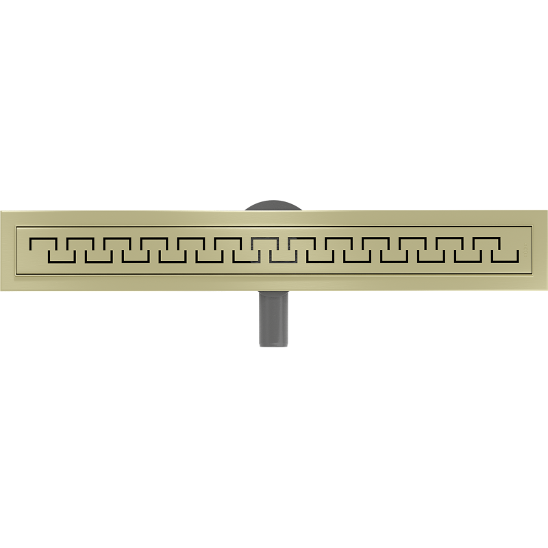 Mexen Flat 360° M15 drehbarer Linienablauf 50 cm, gebürstetes Gold - 1A24050-40