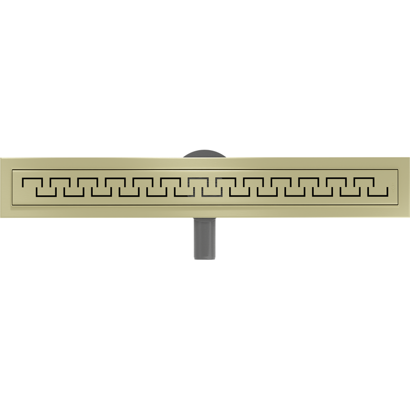 Mexen Flat 360° M15 drehbarer Linienablauf 60 cm, gebürstetes Gold - 1A24060-40