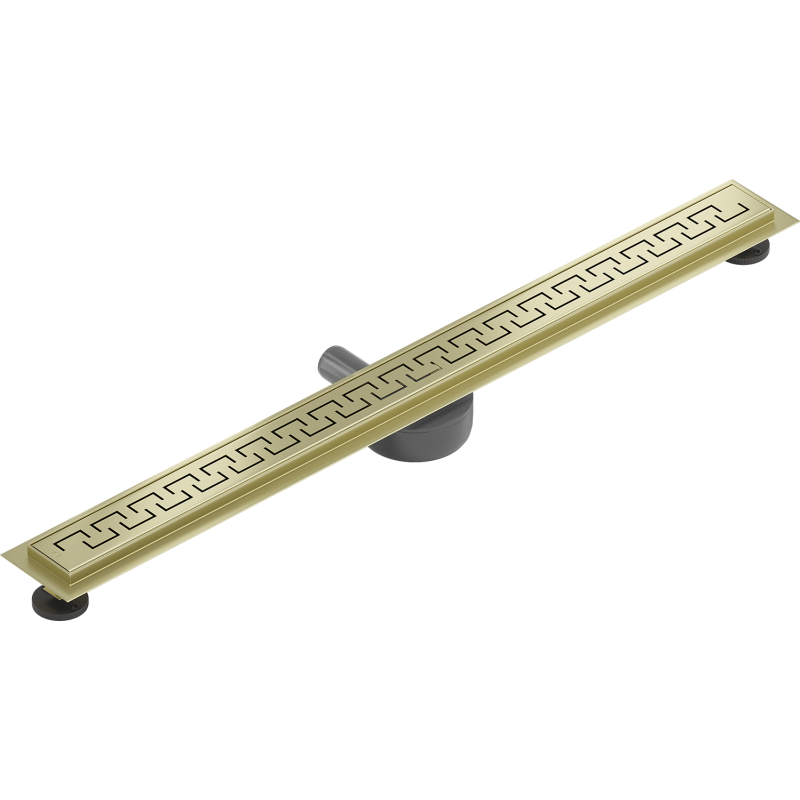 Mexen Flat 360° M15 Drehbarer Linienabfluss 80 cm, gebürstetes Gold - 1A24080-40
