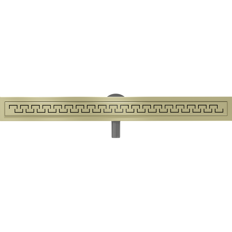 Mexen Flat 360° M15 Linearer Ablauf drehbar 90 cm, gebürstet Gold - 1A24090-40
