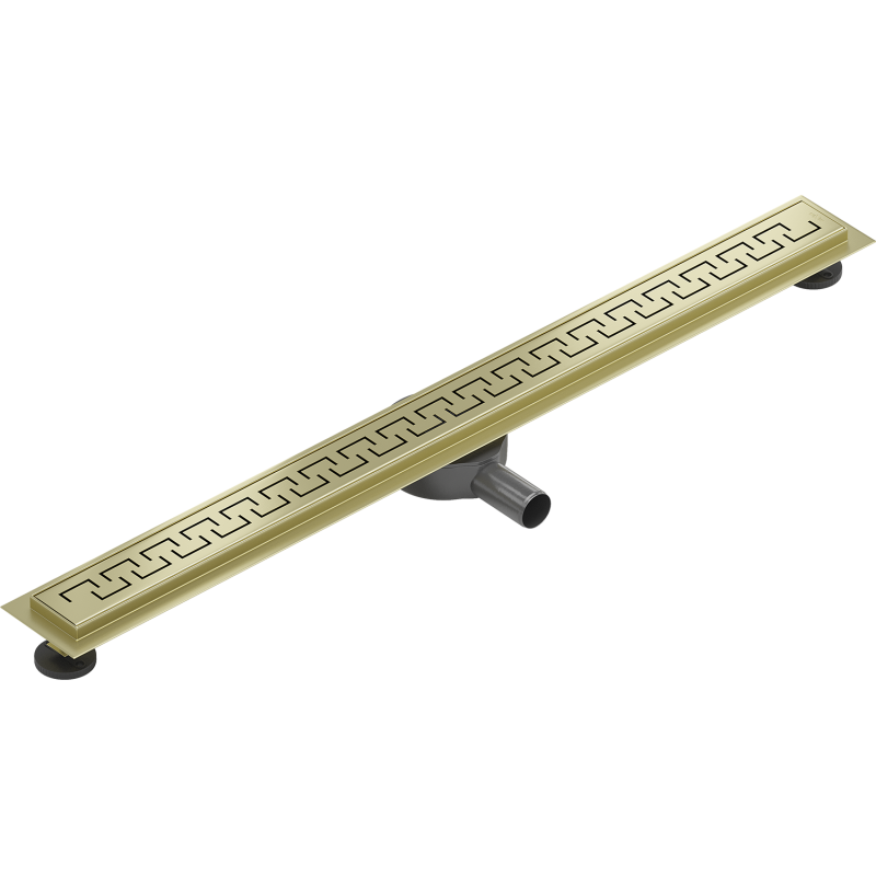 Mexen Flat 360° M15 Drehbarer Rinnenablauf 100 cm, gebürstetes Gold - 1A24100-40