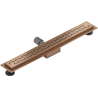 Mexen Flat M15 Linienentwässerung 50 cm, gebürstetes Kupfer - 1C24050-15