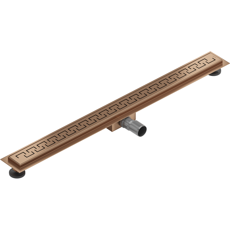 Mexen Flat M15 Linienentwässerung 100 cm, gebürstetes Kupfer - 1C24100-15