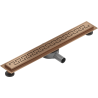 Mexen Flat 360° M15 drehbarer Linienablauf 60 cm, gebürstetes Kupfer - 1C24060-40