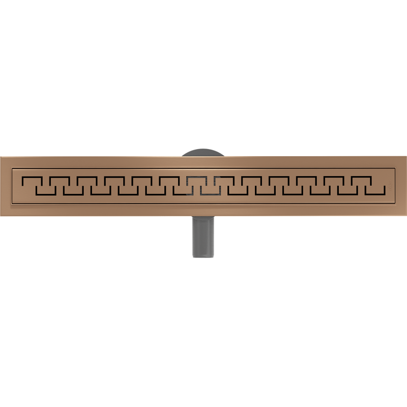 Mexen Flat 360° M15 Drehbarer Linienablauf 70 cm, gebürstetes Kupfer - 1C24070-40