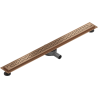 Mexen Flat 360° M15 drehbarer Rinnenablauf 80 cm, gebürstetes Kupfer - 1C24080-40
