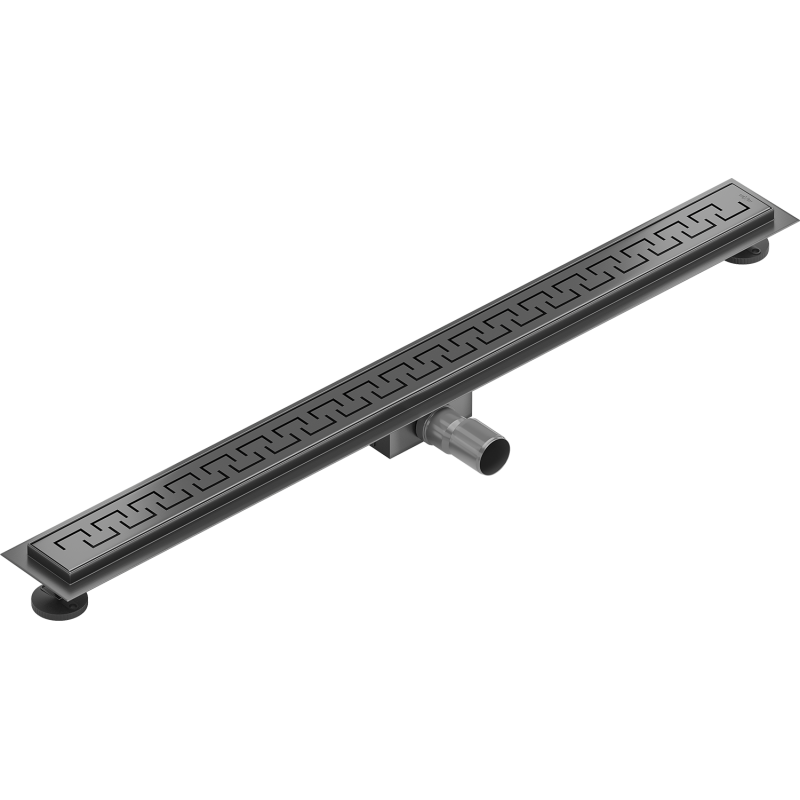 Mexen Flat M15 Linienentwässerung 80 cm, gebürstetes Gun Gray - 1E24080-15
