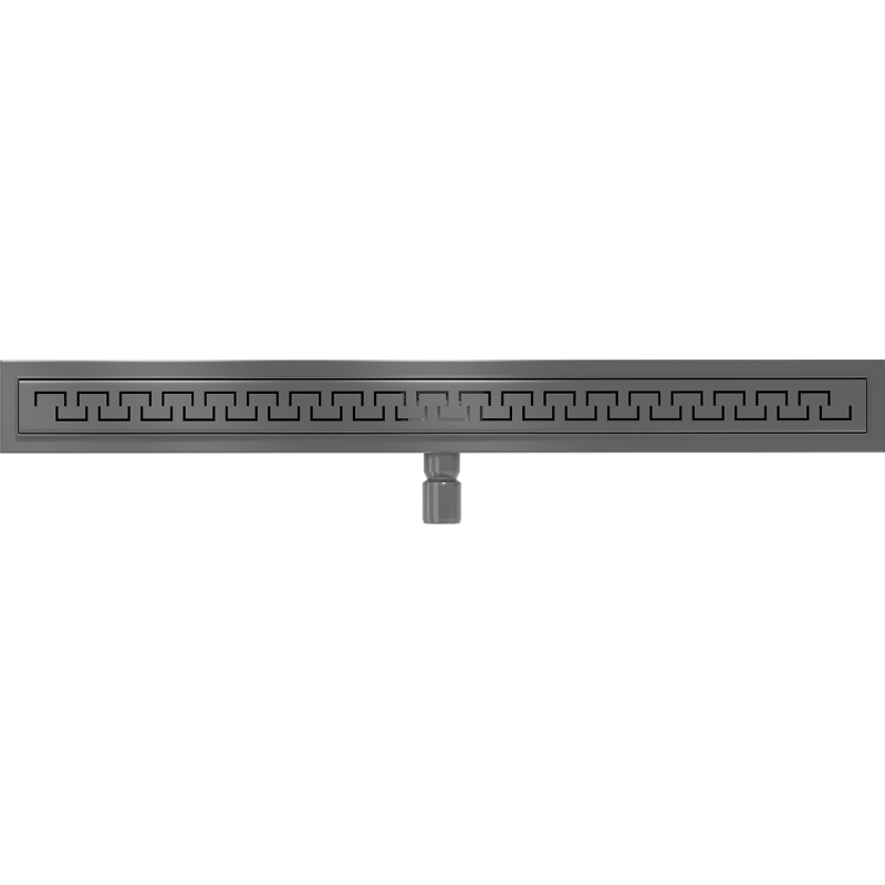 Mexen Flat M15 Linienabfluss 90 cm, gebürstetes Gun Gray - 1E24090-15