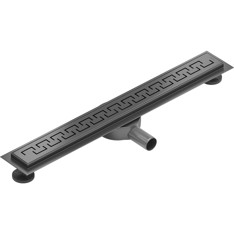 Mexen Flat 360° M15 Drehbarer Rinnenablauf 50 cm, gebürstetes Gun Gray - 1E24050-40