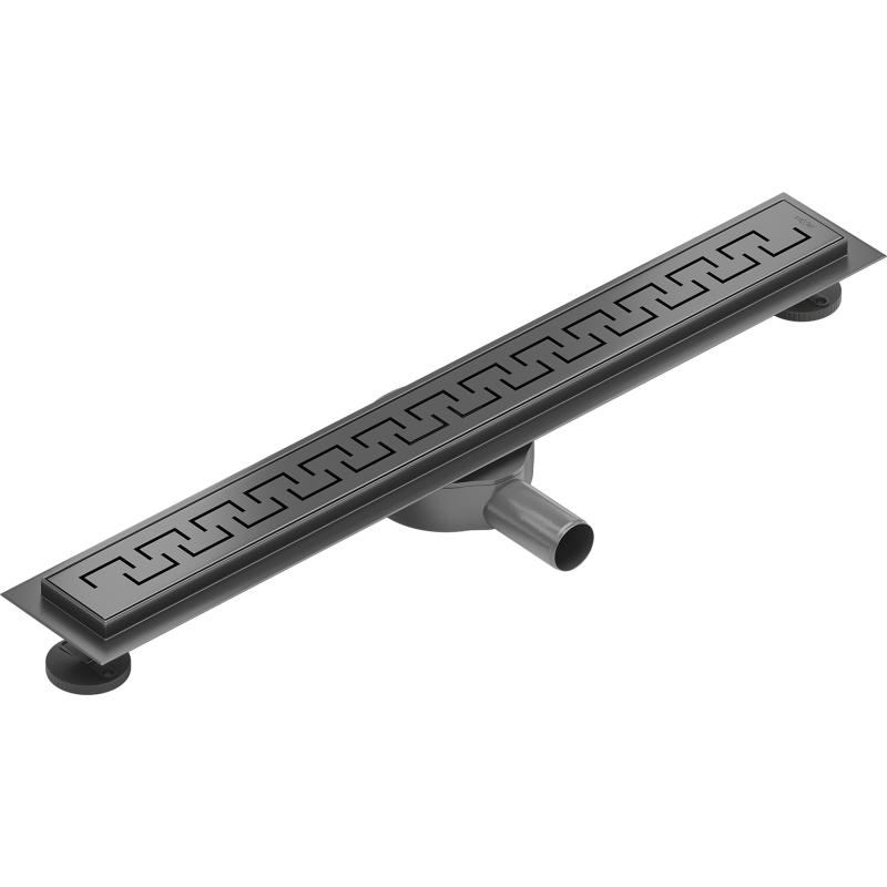 Mexen Flat 360° M15 Drehbarer Linienablauf 60 cm, gebürstetes Gun Gray - 1E24060-40