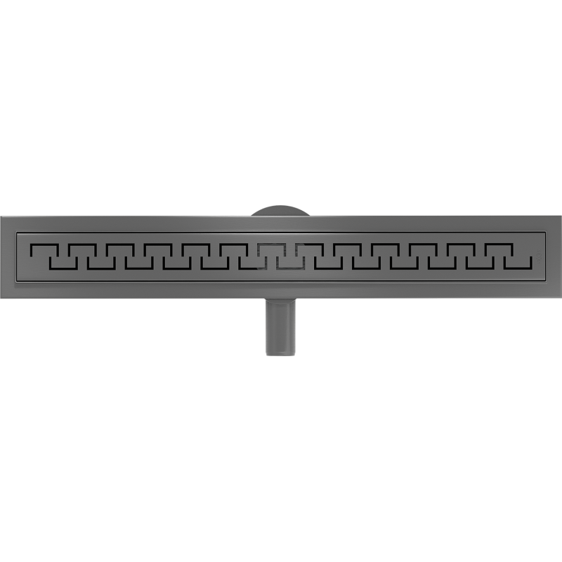 Mexen Flat 360° M15 Drehbarer Linienablauf 70 cm, gun gray gebürstet - 1E24070-40