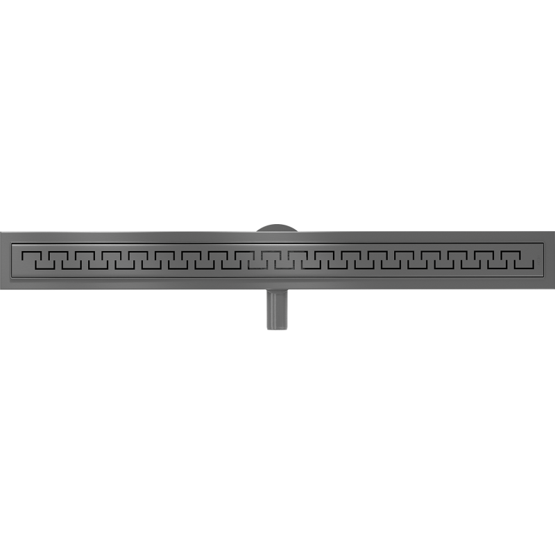 Mexen Flat 360° M15 drehbarer Linearablauf 80 cm, gun gray gebürstet - 1E24080-40
