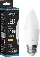 Mexen Nova LED-Glühbirne E27, C37, 10W, Warm - 3000K, 1055 lm - L102-E27-1030-01