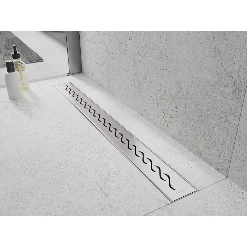 Mexen Flat M18 Linienentwässerung 100 cm, Inox - 1023100-15