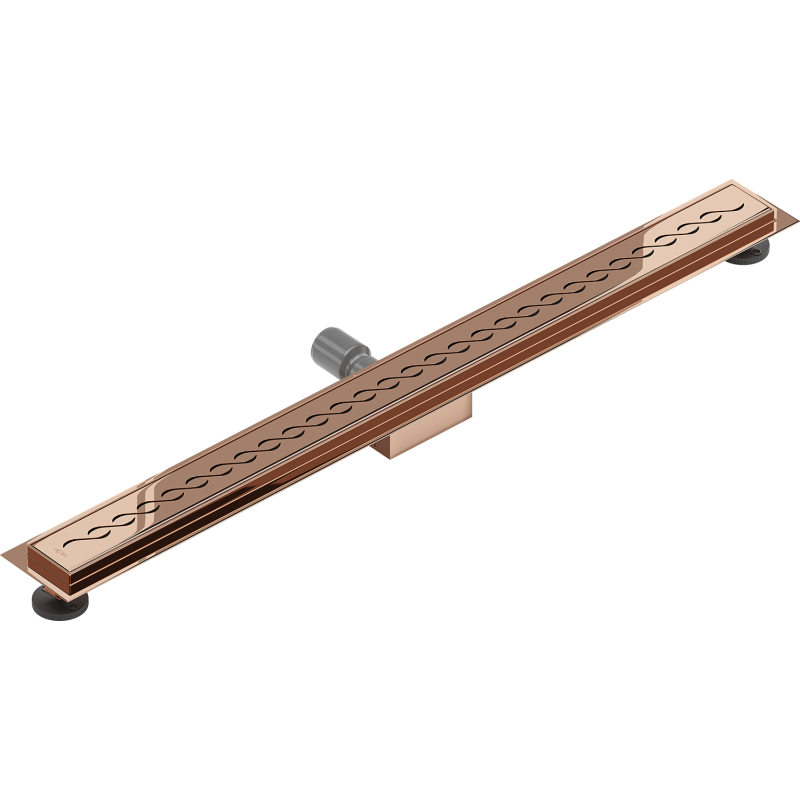Mexen Flat M18 Linienentwässerung 80 cm, Roségold - 1623080-15