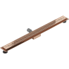 Mexen Flat M18 Linienentwässerung 80 cm, Roségold - 1623080-15