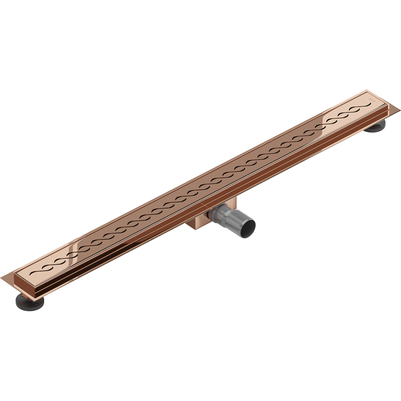 Mexen Flat M18 Linienentwässerung 90 cm, Roségold - 1623090-15