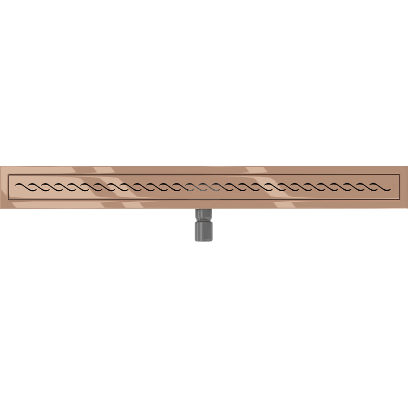Mexen Flat M18 Linienablauf 100 cm, Roségold - 1623100-15