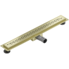 Mexen Flat M18 Linienentwässerung 50 cm, gold gebürstet - 1A23050-15