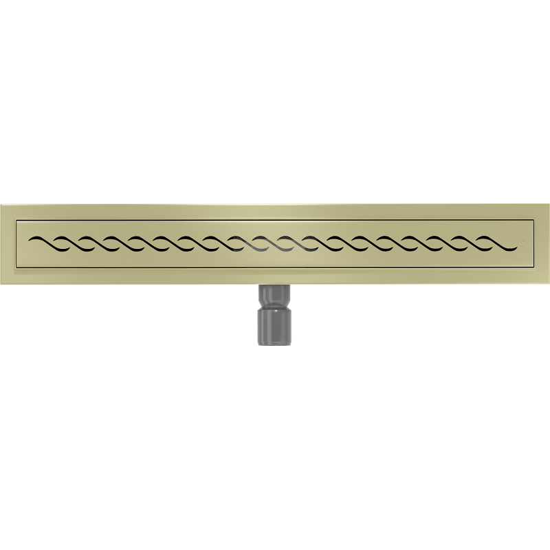 Mexen Flat M18 Linienentwässerung 60 cm, gebürstetes Gold - 1A23060-15