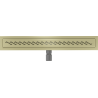 Mexen Flat M18 Linienentwässerung 60 cm, gebürstetes Gold - 1A23060-15