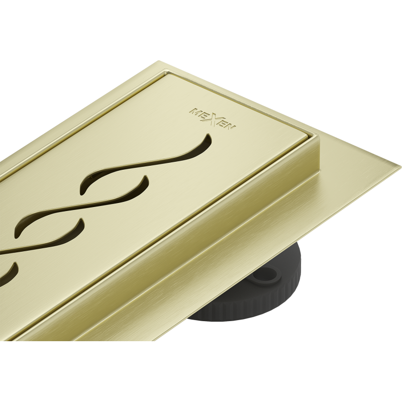 Mexen Flat M18 Duschrinne 80 cm, gebürstet Gold - 1A23080-15